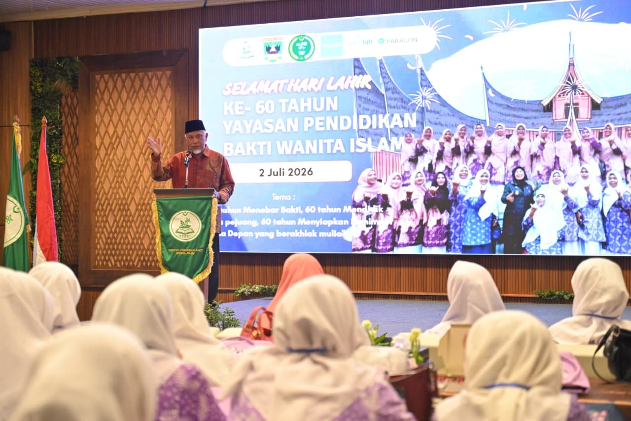 Gubernur Sumbar Mahyeldi Tekankan Pendidikan Berbasis Iman, IPTEK, dan Karakter di Harlah ke-60 YPBWI