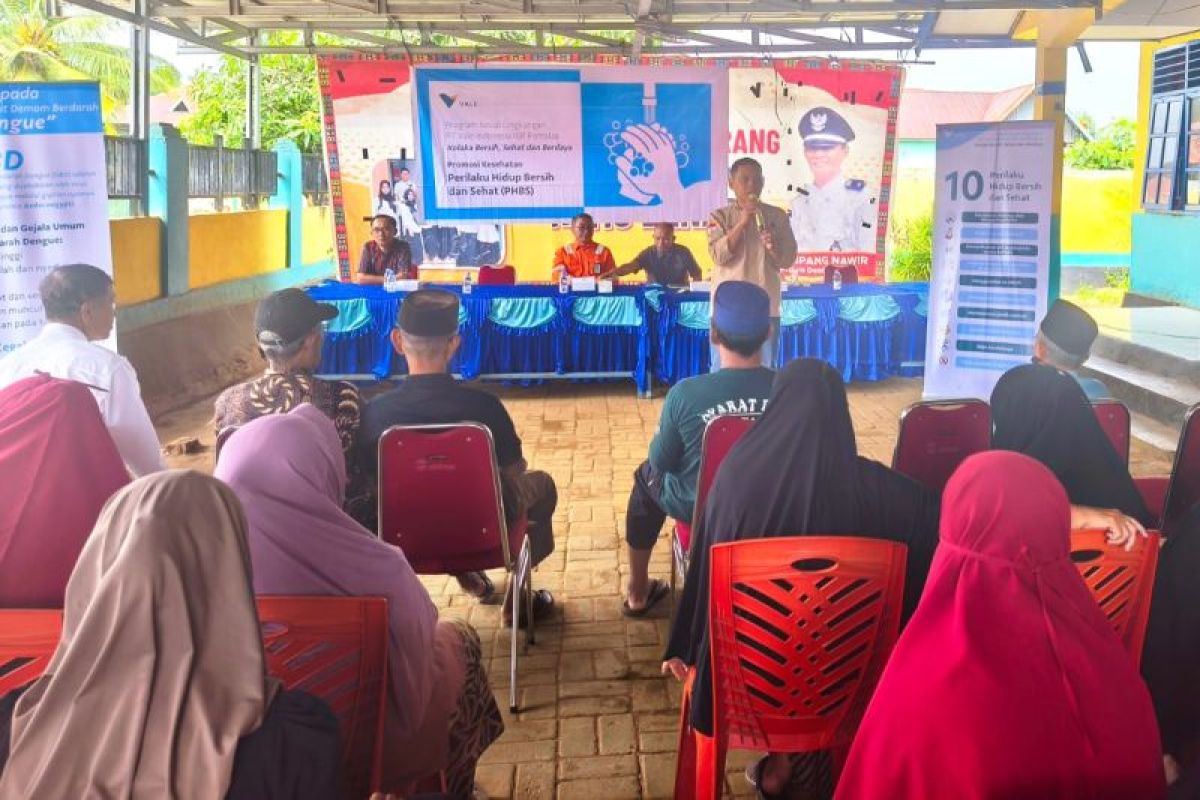 PT Vale Edukasi Warga Tambea Kolaka soal PHBS, Tekan Kasus DBD yang Sempat Rawat Warga di RS