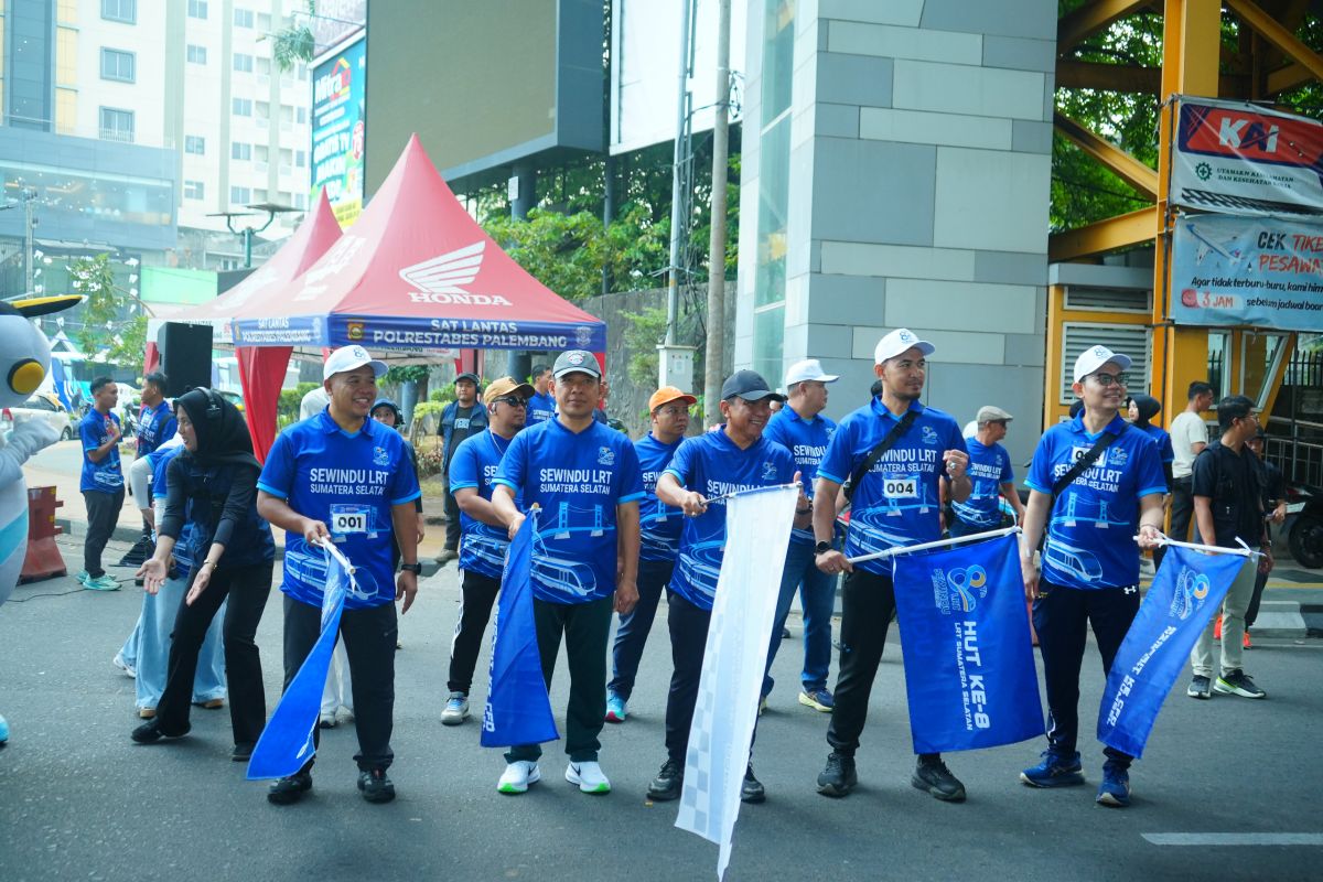 KAI Palembang Ajak Warga Beralih ke LRT Sumsel Lewat CFD di Stasiun Cinde, Tarif Mulai Rp5.000