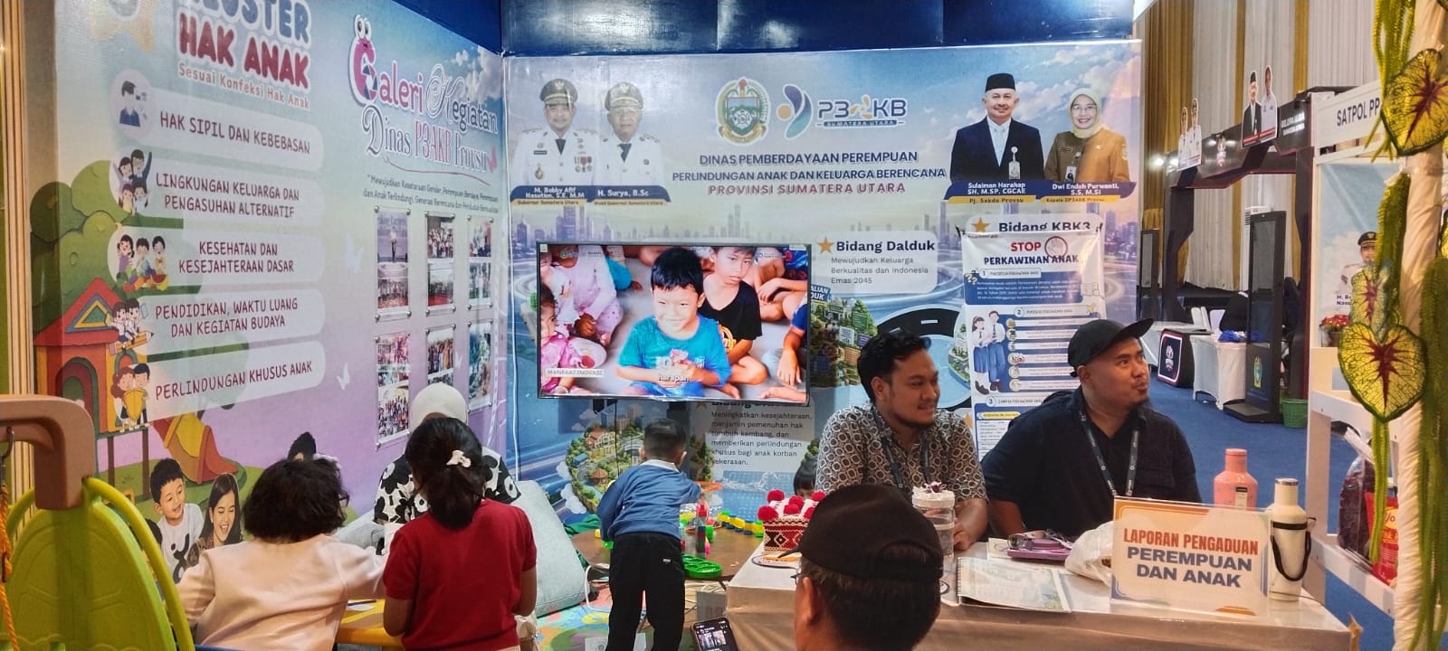 DP3AKB Sumut Manfaatkan PRSU 2026 untuk Edukasi Program Dalduk dan Layanan SAPA 129, Warga Bisa Konsultasi Psikologi Anak