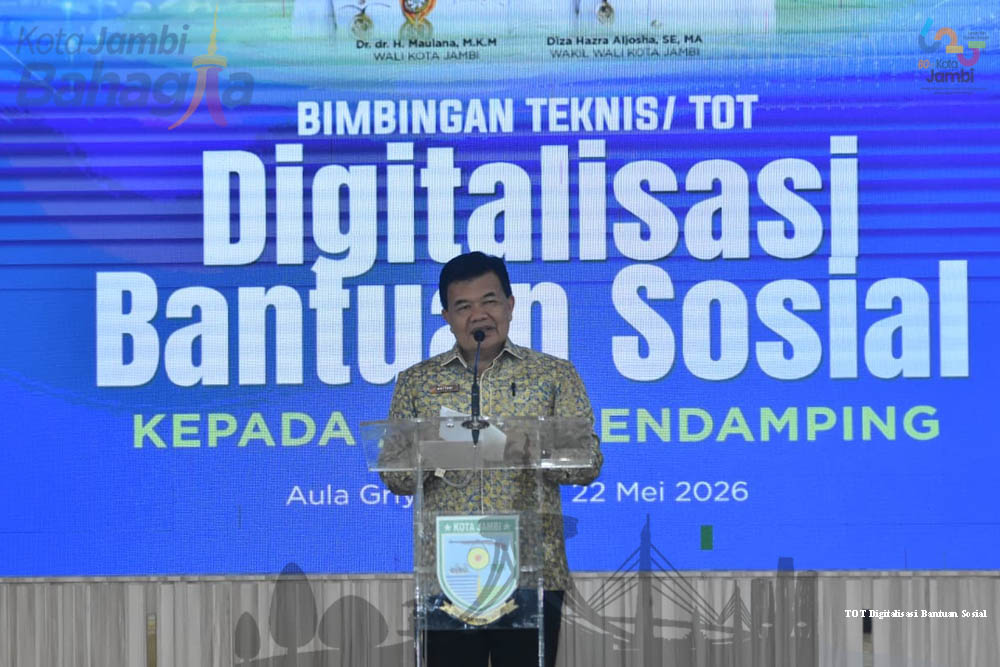 Kota Jambi Jadi Pilot Project Digitalisasi Bansos Nasional, Ratusan Pendamping Sosial Dibekali Bimtek IKD