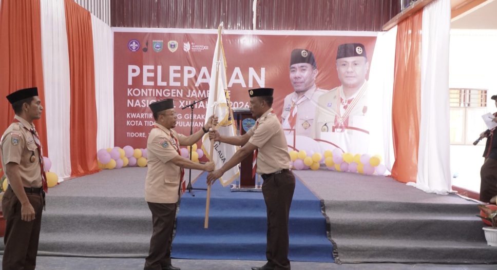Kontingen Pramuka Tidore Dilepas ke Jambore Nasional XII 2026, 98 Orang Siap Berangkat ke Cibubur