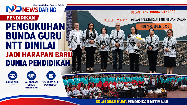 Bunda Guru NTT Resmi Dikukuhkan, Sam Haning: Harapan Baru untuk Pendidikan yang Stagnan di Peringkat Bawah Nasional