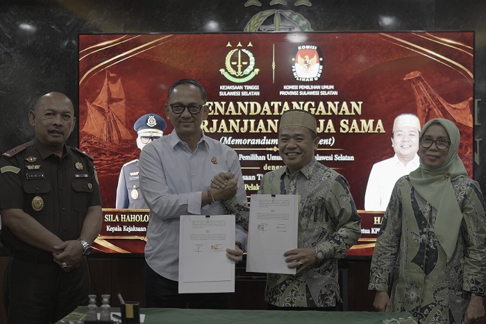 Kejati dan KPU Sulsel Perpanjang Kerja Sama Pendampingan Hukum, Antisipasi Sengketa Pemilu 2029