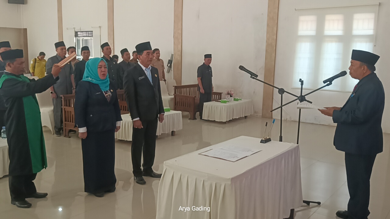 Wakil Bupati Seluma Lantik Dua Kepala Dinas Baru, Jabatan Kadis Perikanan Kini Kosong