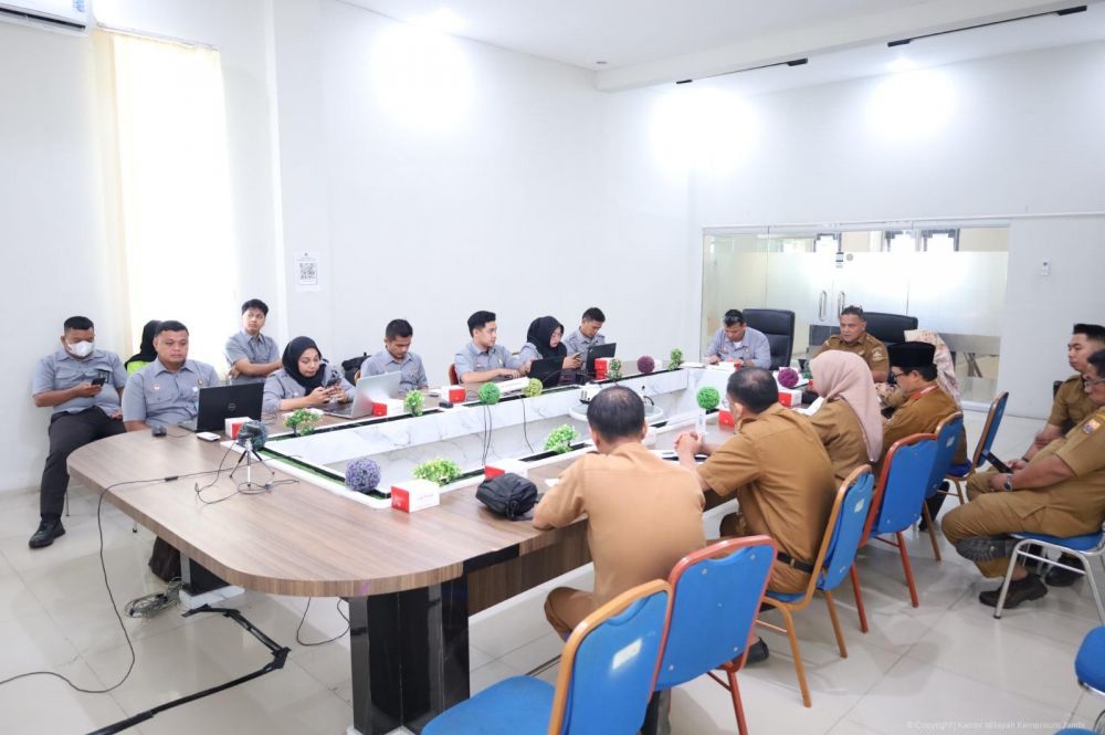 Kanwil Kemenkum Jambi Harmonisasikan Tiga Ranpergub: Remunerasi BLUD, Tarif Layanan, dan Hak Keuangan DPRD