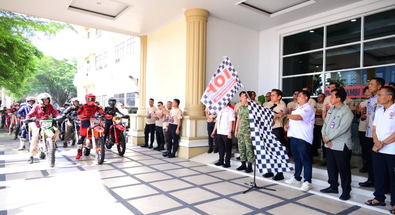 Kapolda Jambi Buka IOF X Bhayangkara 2026, Balap Off-Road Padat Baksos untuk HUT ke-80 Polri