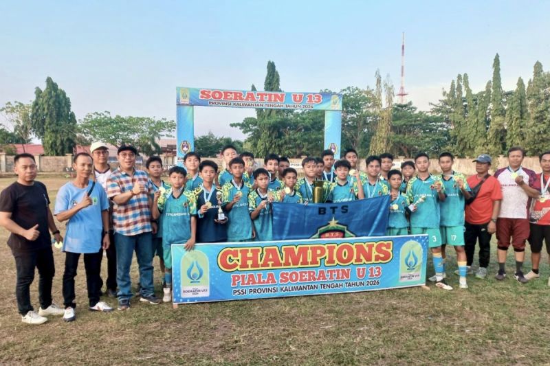 Bintang Timur Soccer Palangka Raya Juara Piala Soeratin U-13 Regional Kalteng 2026, Taklukkan PS Putra di Partai Final