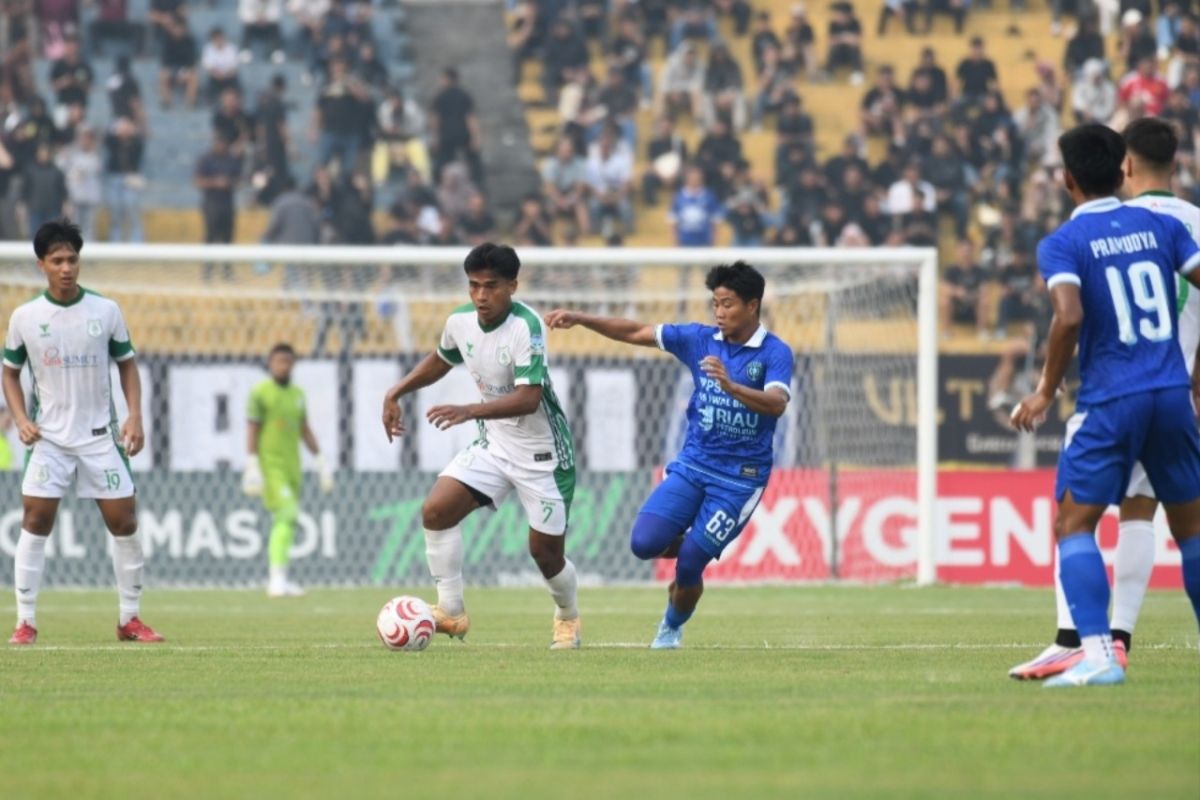 PSMS Medan Kalah 1-2 dari PSPS Pekanbaru Usai Bermain 10 Pemain Sejak Menit 31