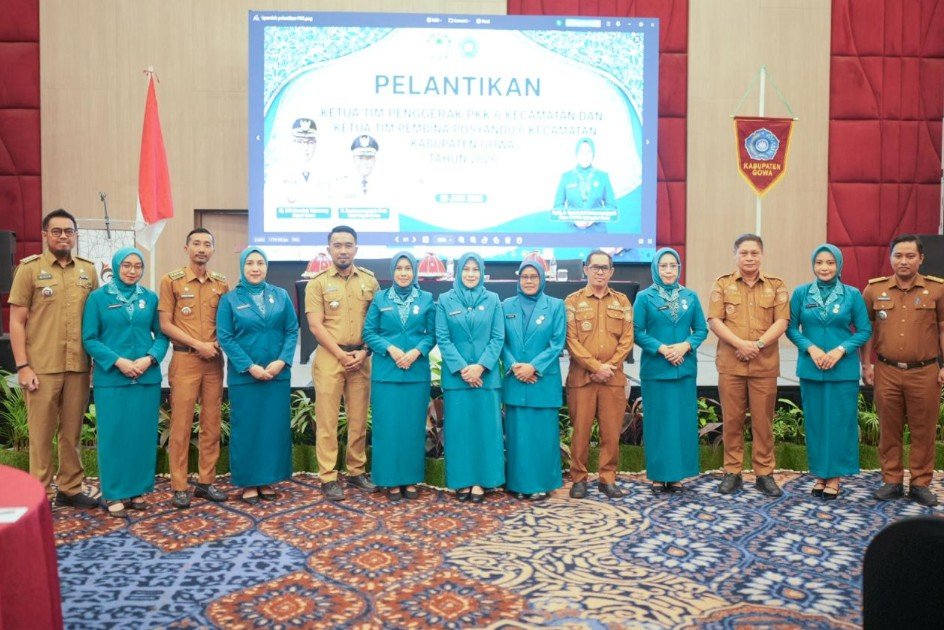 Ketua TP PKK Gowa Lantik Enam Pengurus Kecamatan, Andi Tenri Indah Ingatkan Amanah Bukan Sekadar Seremoni