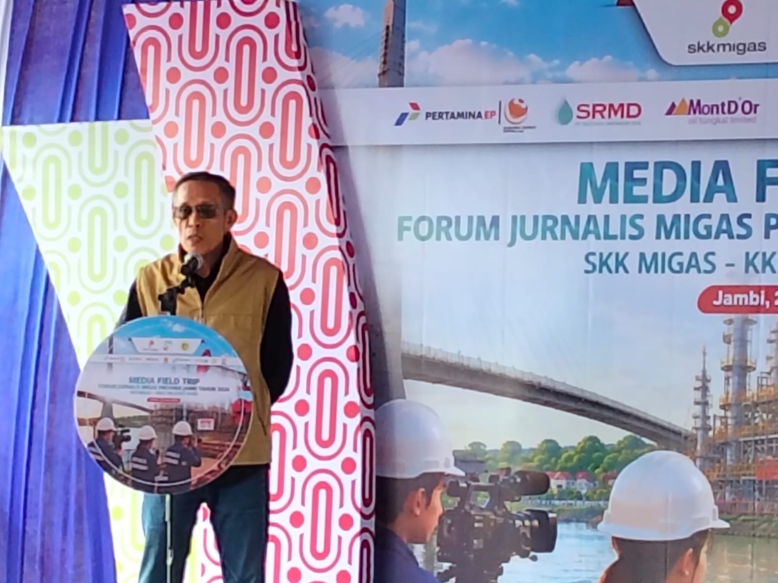 60 Jurnalis Jambi Ikuti Media Field Trip ke Lapangan Migas, Ketua FJM Tekankan Berita Berbasis Data