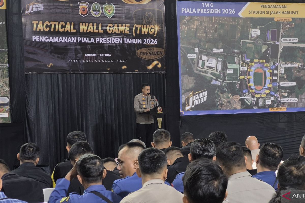 Polda Jabar Kerahkan 1.500 Personel Gabungan Amankan Piala Presiden 2026 di Stadion Si Jalak Harupat