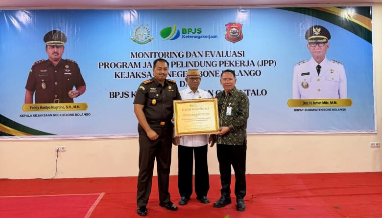 Bone Bolango Tembus 10 Besar Nasional Kepesertaan BPJS Ketenagakerjaan, Sinergi Kejaksaan Jadi Faktor Pengungkit