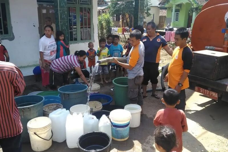 BPBD Lebak Catat 90 Desa di 23 Kecamatan Rawan Krisis Air Bersih Akibat Musim Kemarau Panjang