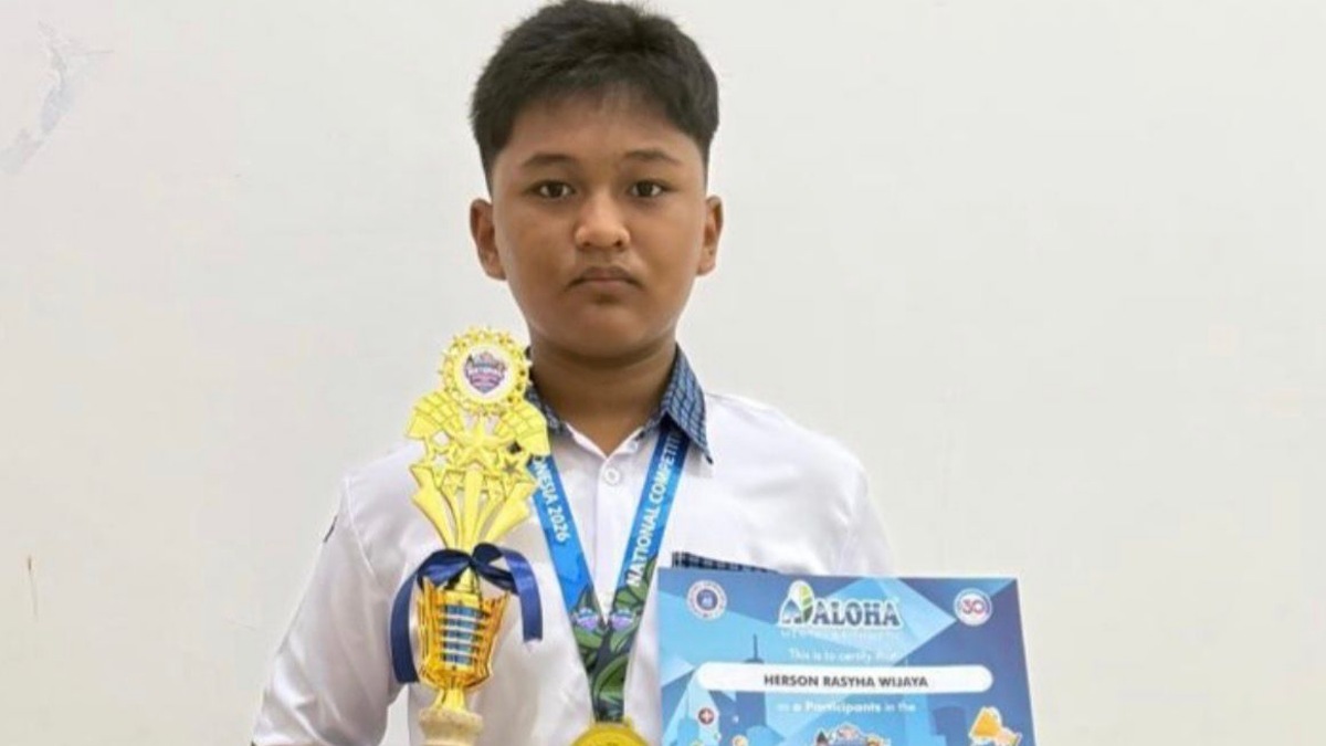 Siswa SMP IT Al Biruni Makassar Herson Rasyha Wijaya Wakili Indonesia di Kompetisi Mental Aritmatika Panama