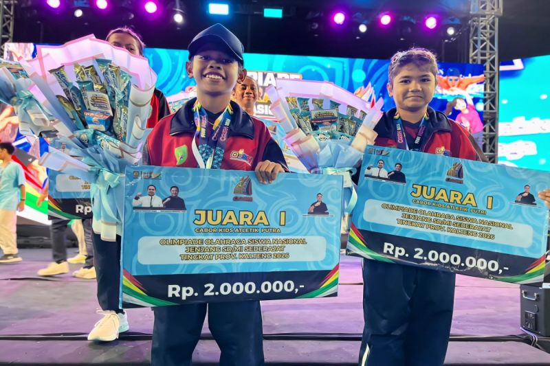 Kontingen Sukamara Borong 14 Medali di O2SN Kalteng 2026, Enam di Antaranya Emas