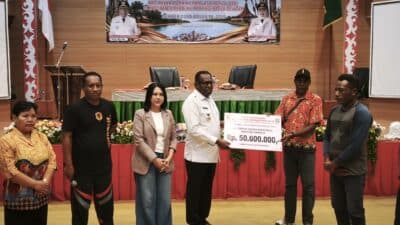 Dana Otsus Tahap Pertama di Merauke Cair ke 59 Kelompok UMKM OAP, Bantuan Bervariasi Rp15 Juta hingga Rp50 Juta