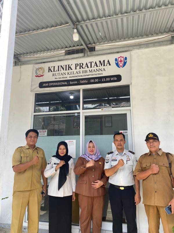 Dinkes Bengkulu Selatan Investigasi Klinik Pratama Rutan Manna, Temukan Sejumlah Kendala Operasional