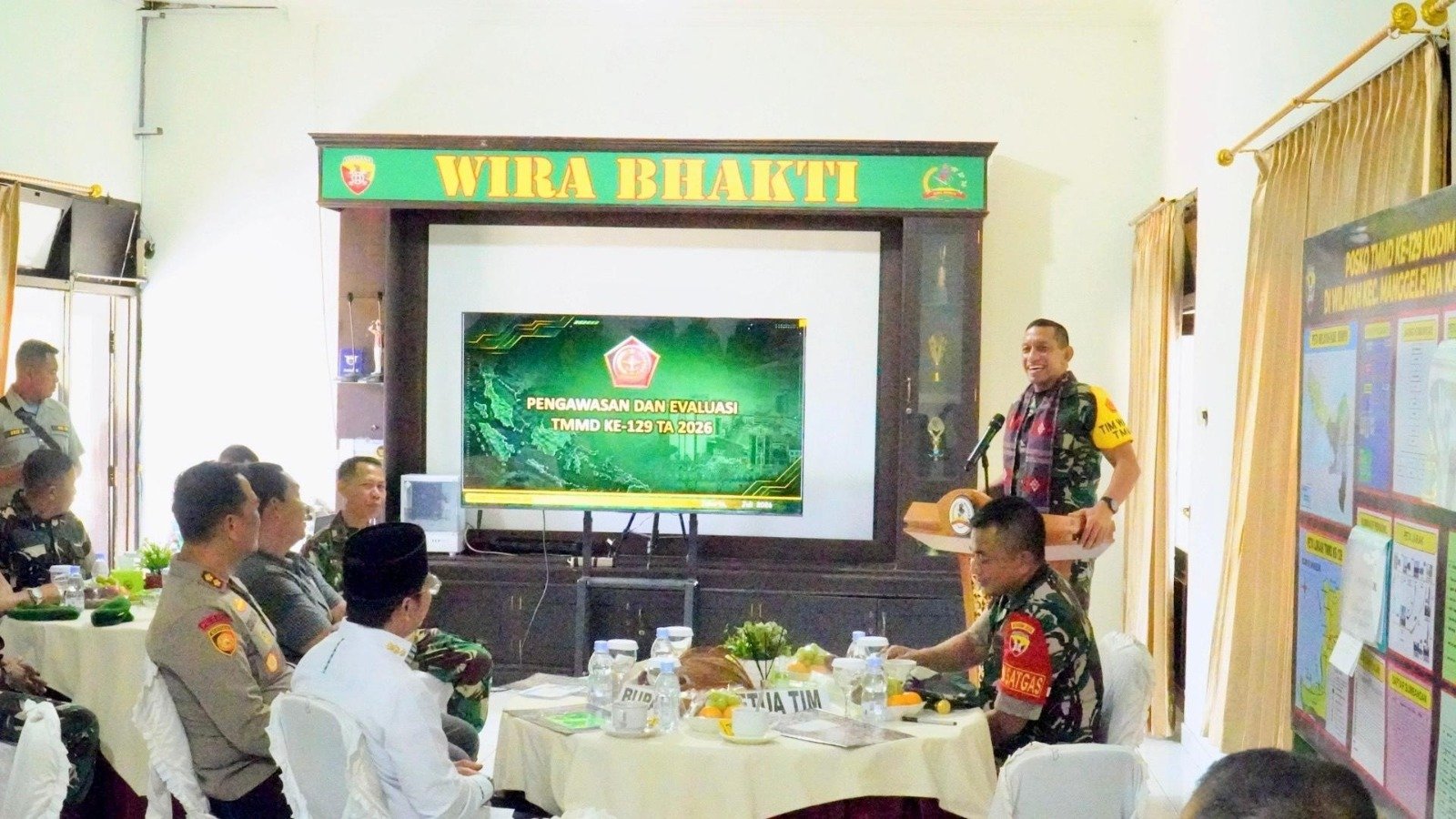 Brigjen TNI Anan Nurakhman Pimpin Tim Wasev TMMD ke-129 di Dompu, Evaluasi Tiga Desa di Kecamatan Manggelewa