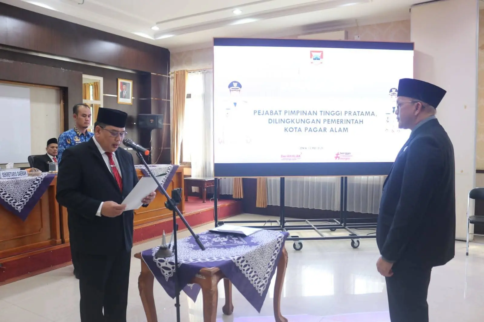 Sekda Pagar Alam Lantik Ali Akbar Fitriansyah Jadi Kadinkes, Tinggalkan Jabatan Lama di BKPSDM