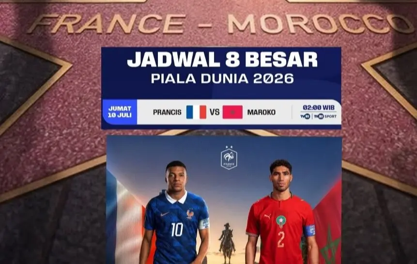Maroko Pikul Asa Terakhir Afrika di Perempat Final Piala Dunia 2026, Tantang Prancis demi Tiket Semifinal