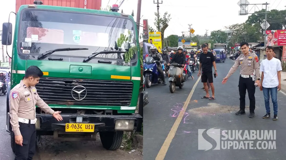 Dua Kecelakaan Maut dalam 24 Jam di Jalur Sukabumi-Bogor, Dua Pengendara Motor Tewas Terlindas Truk