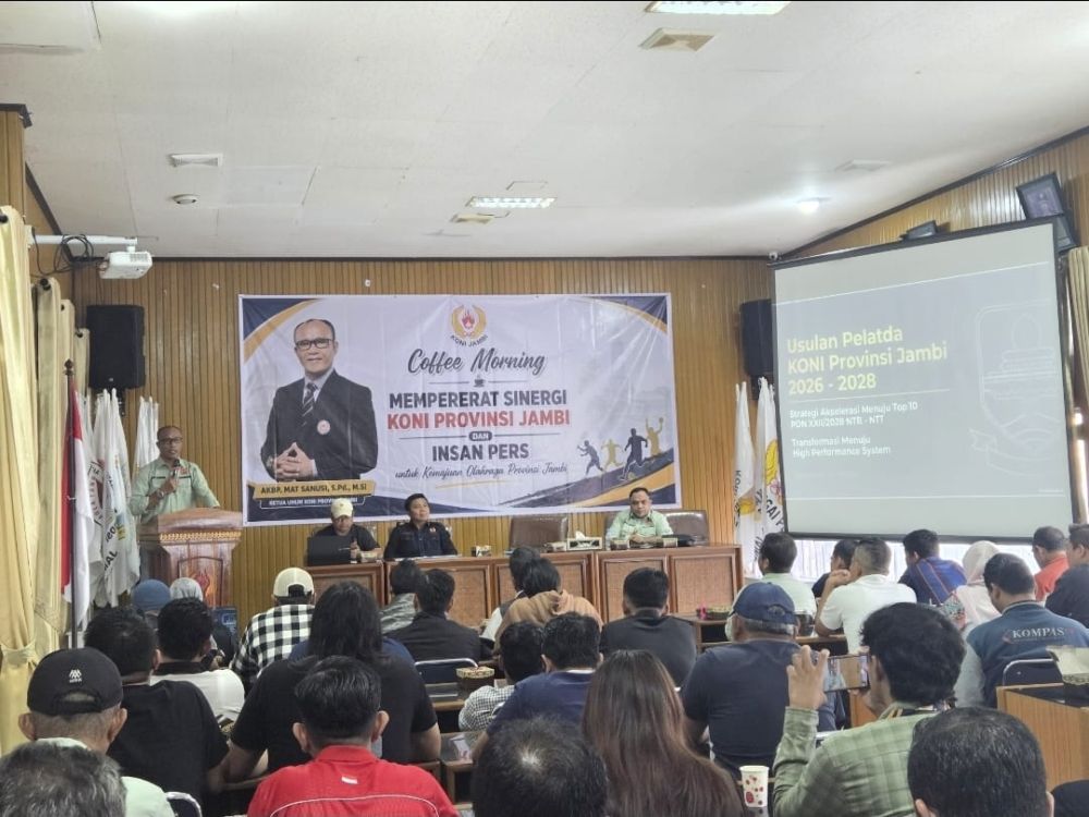 KONI Jambi Gandeng Media dan Perusahaan Migas demi Target 10 Besar PON, Seleksi Atlet PON Bela Diri Diperketat