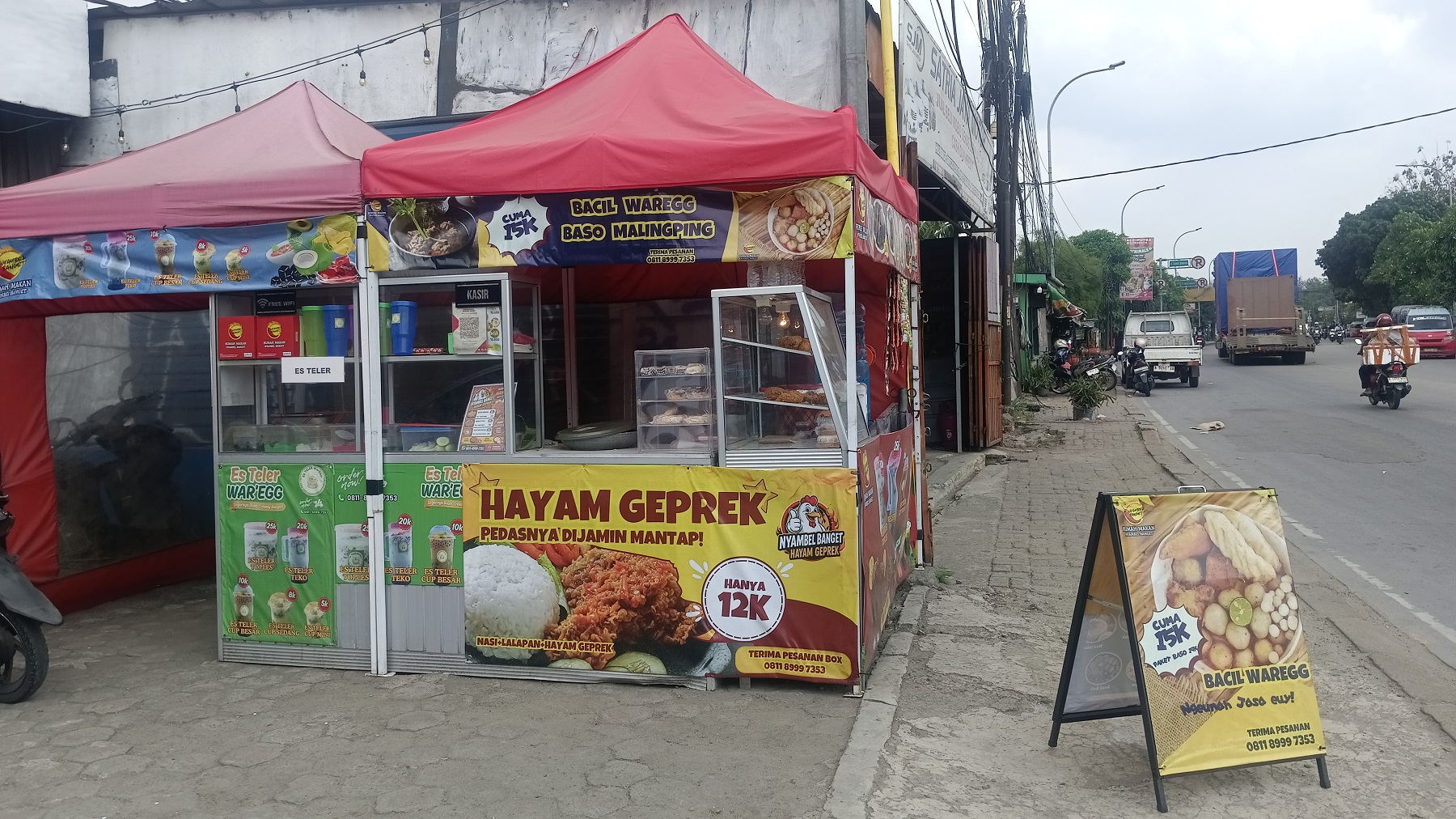 Cerita Sukses Anak Muda Tangerang, Buka Es Teler Wareg dan Hayam Geprek Usai Nyambel Banget Laris Manis