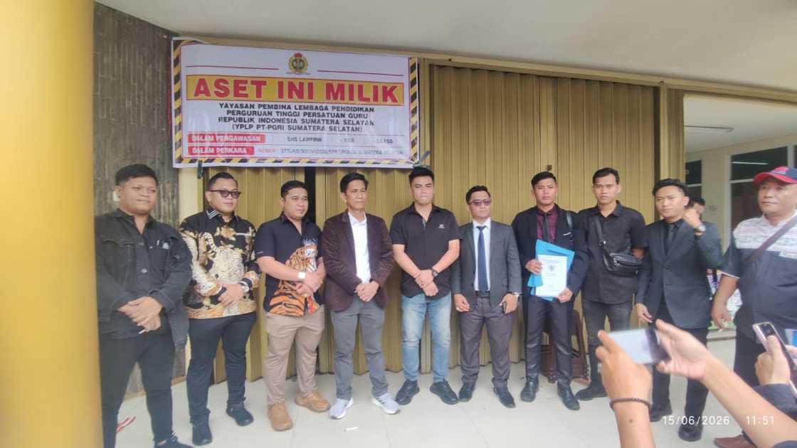 Sengketa Aset PGRI Sumsel Memanas, YPLP Segel Kantor BPH PB PGRI dan Klaim Kepemilikan Gedung