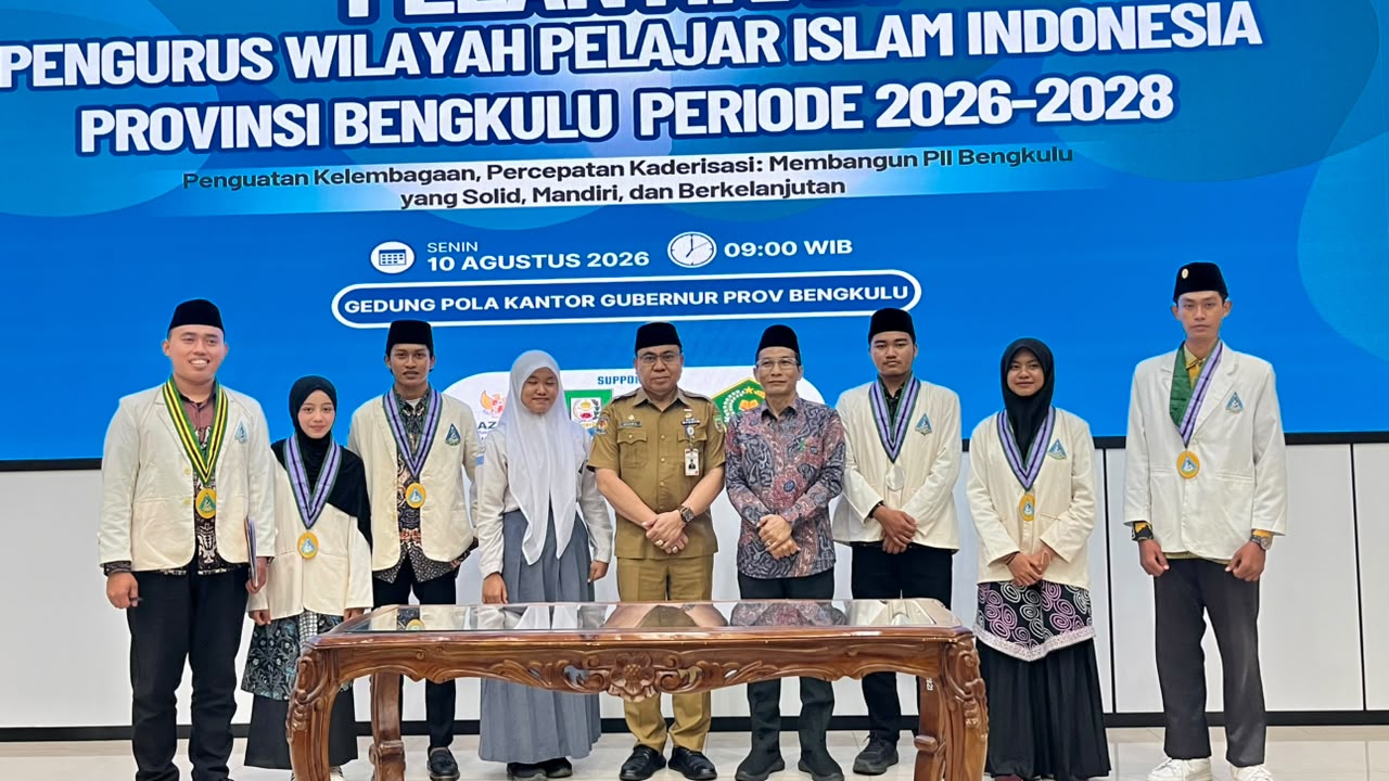 Pemprov Bengkulu Dorong Pelajar Aktif Berorganisasi, PII Diminta Perkuat Kaderisasi