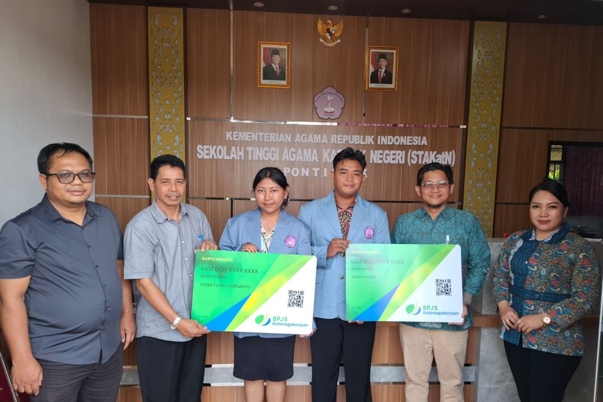 206 Mahasiswa STAKatN Pontianak Dapat Perlindungan BPJS Ketenagakerjaan Selama PPL 2026, Iuran Cuma Rp50.400