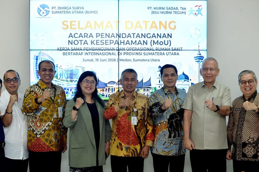 Pemprov Sumut Teken MoU dengan RS Murni Teguh, Bangun Rumah Sakit Bertaraf Internasional di Medan