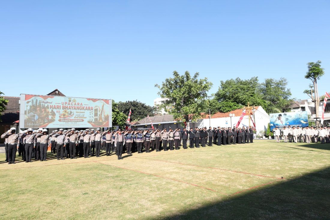 HUT Bhayangkara ke-80, Kapolresta Surakarta Minta Personel Perkuat Integritas dan Responsivitas di Tengah Dinamika Sosial