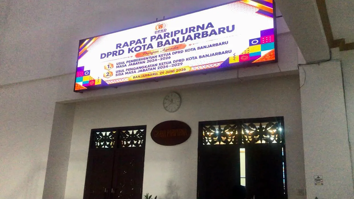 27 Anggota DPRD Banjarbaru Setujui Pemberhentian Gusti Rizky, Syahrial Siap Dilantik 1 Juli 2026