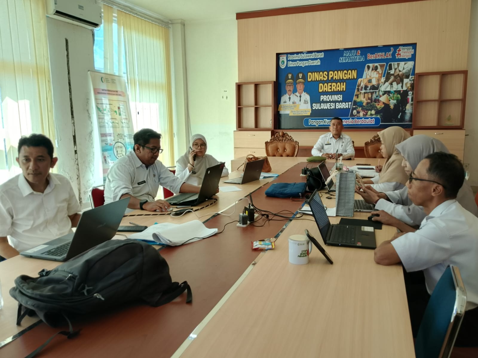 Dinas Pangan Sulbar Perkuat Dokumen SPBE Bersama DiskominfoSS, Targetkan Penilaian Tepat Waktu