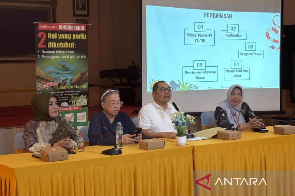111 Kasus Gigitan Ular dan Sengatan Tawon di Kaltim Sepanjang 2026, Dinkes Siagakan Serum Penawar Bisa di Seluruh Faskes