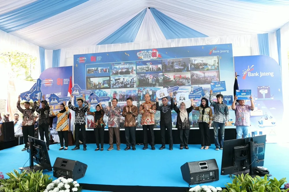 Bank Jateng Salurkan Kredit Rp 279 Miliar ke 1.100 Debitur saat Gebyar Fest 81, UMKM Wajib Pakai QRIS