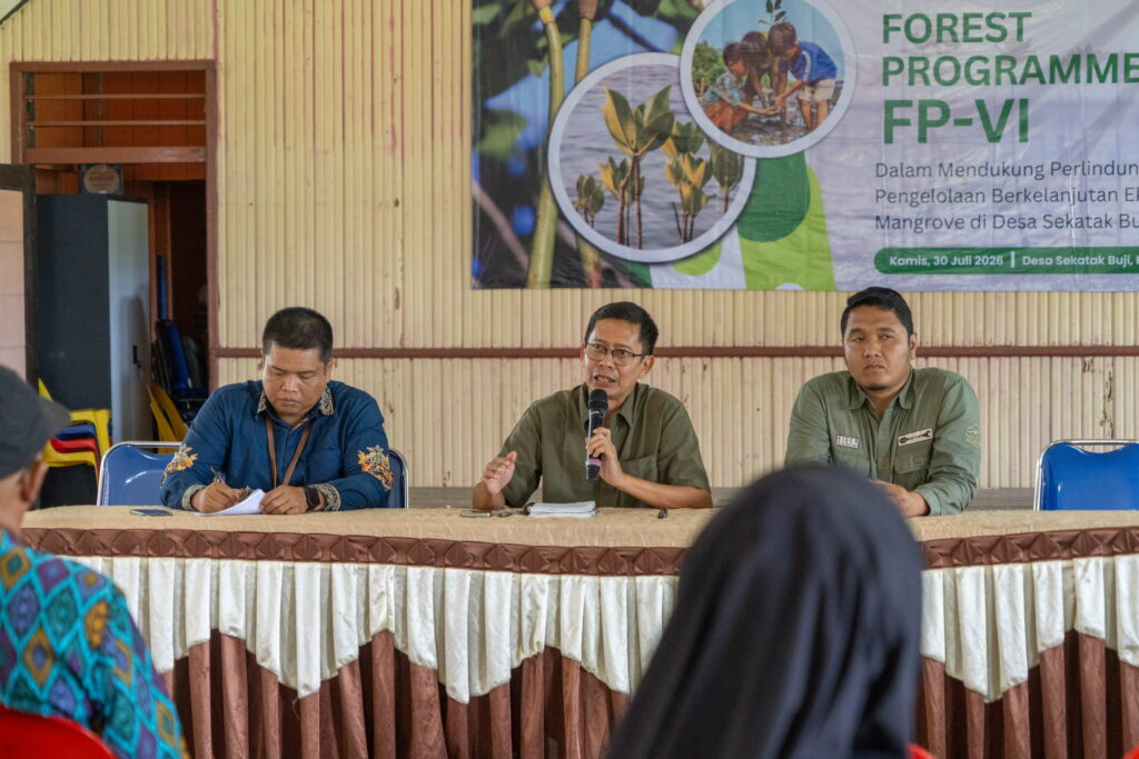 FP VI di Sekatak Buji Kaltara Libatkan Warga Kelola Mangrove, Budidaya Udang Jadi Andalan Ekonomi Baru