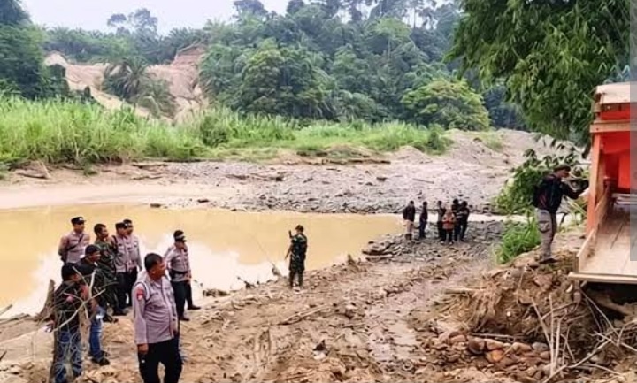 Polres Merangin Razia Tambang Emas Ilegal di 3 Titik Geopark Jelang Revalidasi UNESCO, 250 Personel Dikerahkan