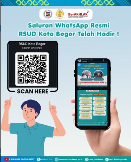 RSUD Kota Bogor Luncurkan Saluran WhatsApp Resmi, Warga Bisa Akses Jadwal Dokter hingga Info Kesehatan Terkini