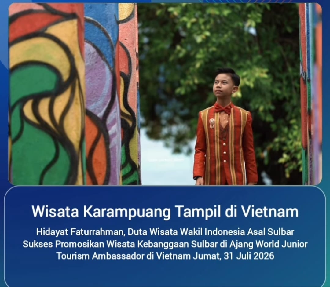Hidayat Faturrahman Wakili Indonesia di World Junior Tourism Ambassador 2026, Perkenalkan Wisata Karampuang ke 8 Negara