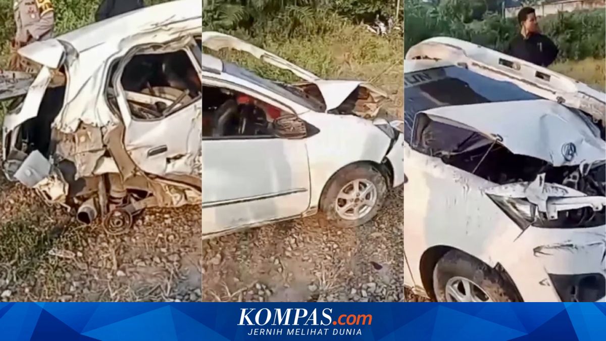 Kecelakaan Maut di Lampung Utara: Mobil Pelajar SMA Terobos Perlintasan, Ditabrak Kereta Babaranjang, Dua Luka Berat