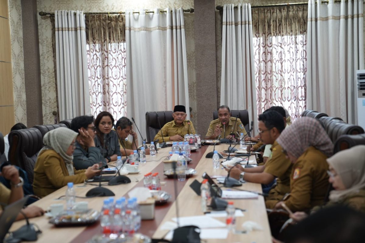 Wagub Maluku Utara Sarbin Sehe Minta Seluruh OPD Sajikan Data Valid Saat Rakor Bareng Irjen Kemendagri