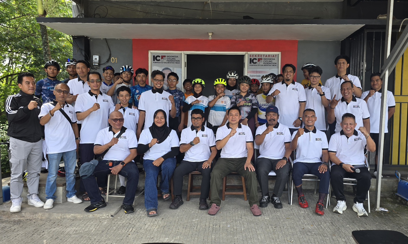 ICF Kaltim Resmikan Sekretariat dan Targetkan Ikut Seluruh Kejuaraan Balap Sepeda Nasional Sepanjang 2026