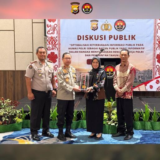 Divhumas Polri Gelar Diskusi Publik di Bengkulu, Dorong Keterbukaan Informasi dan Pelayanan Prima 2026