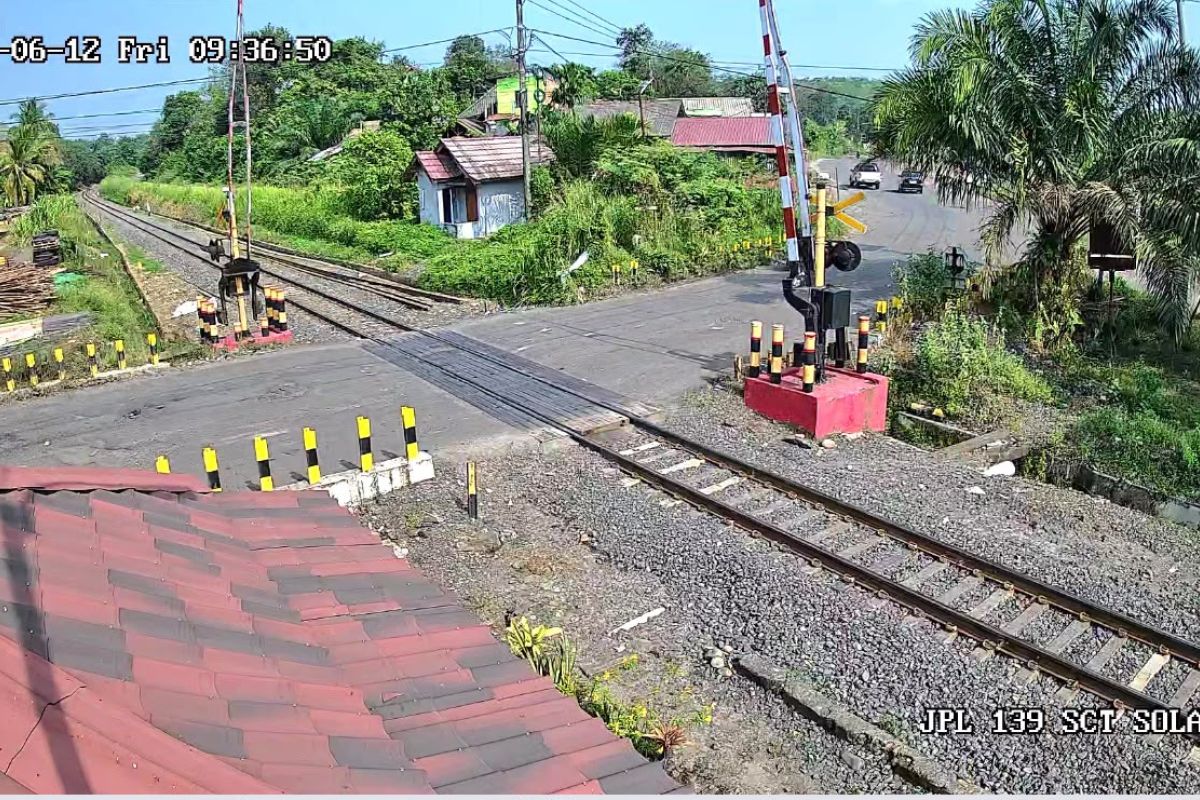 KAI Divre III Palembang Pasang 25 CCTV di Perlintasan Kertapati-Lubuk Linggau, Terintegrasi Early Warning System