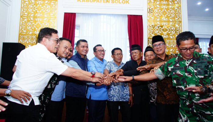 Bupati Tanah Datar dan Solok Sepakati Peta Sementara Markas Yonif 951 di Perbatasan Nagari, Status Lahan Masih di Kemendagri