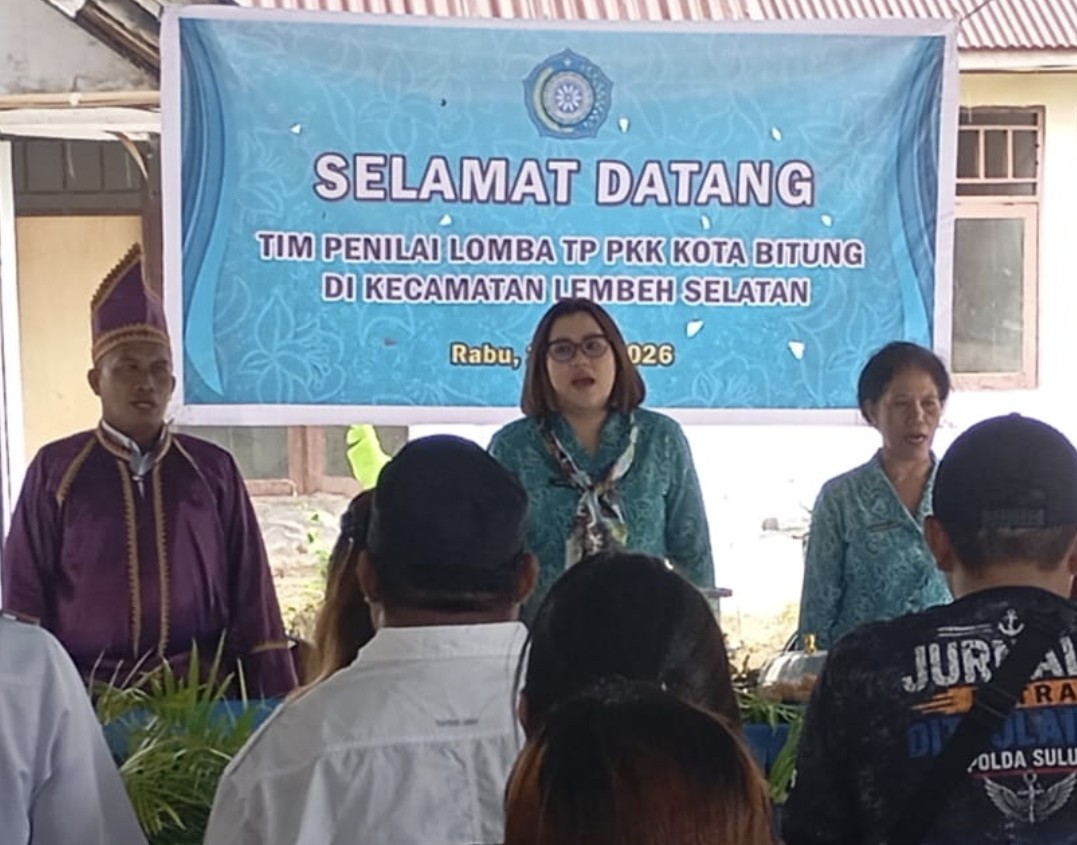 TP PKK Kota Bitung Nilai 4 Kelurahan di Lembeh Utara, Jacinta Gumolung Dorong Semangat Kreativitas Warga