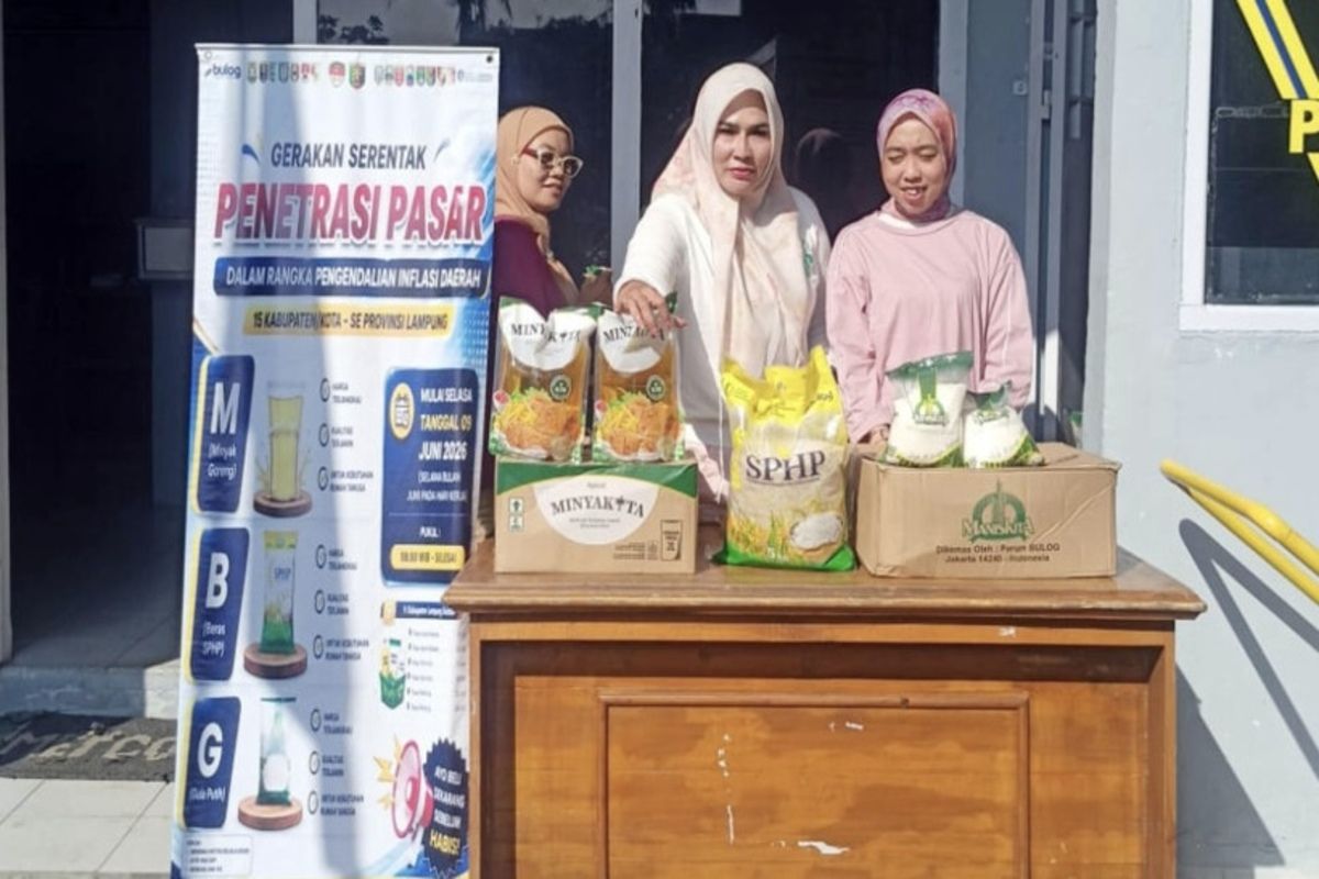 Pemkab Lampung Selatan Gelar Pasar Murah di Kalianda, Beras SPHP Rp60.000 dan Minyakita Rp31.000