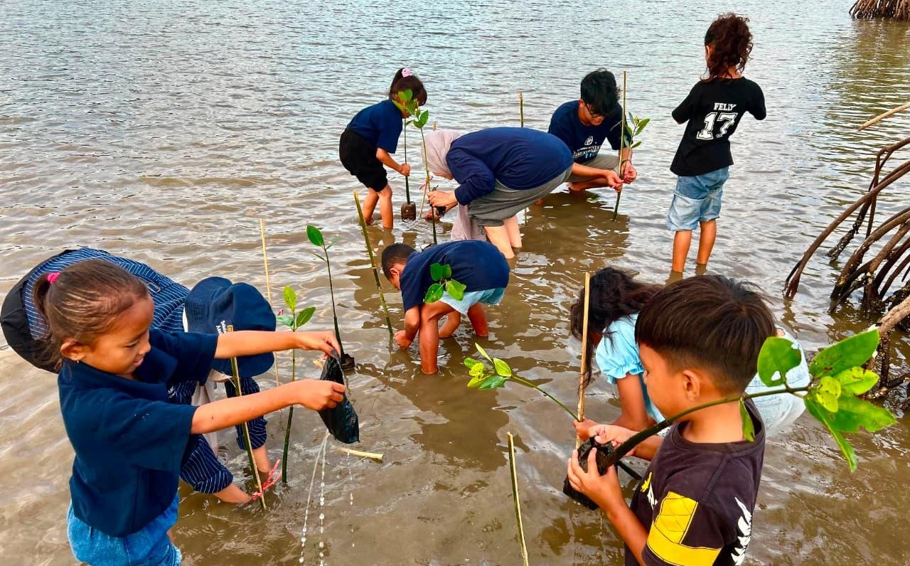 Pertamina Patra Niaga Ajari Anak Pesisir NTB Cinta Budaya dan Lingkungan lewat Sekolah Alam, 1.000 Bibit Mangrove Ditanam